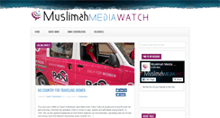 Desktop Screenshot of muslimahmediawatch.org