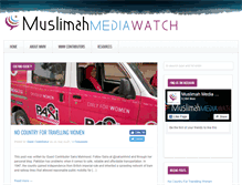Tablet Screenshot of muslimahmediawatch.org